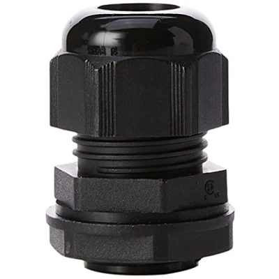 Afbeelding van SWA Pack van 10 zwarte nylon kabelwartels, geschikt voor 6 12mm, M20 draad
