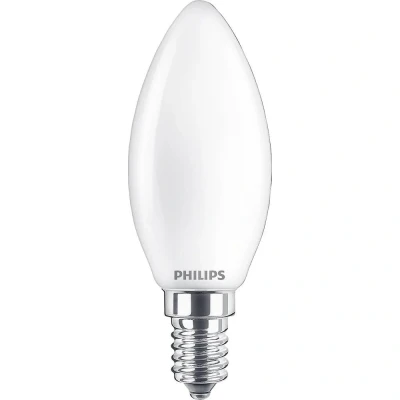 Afbeelding van Philips Kaarslamp en kogellamp Kaarsgloeilamp LED 4,3 W Warm wit