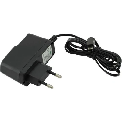 Afbeelding van USB Mini B thuislader met vaste kabel 2A / zwart 1,2 meter