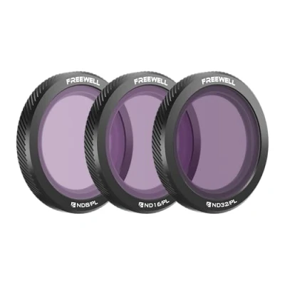 Afbeelding van Freewell Magnetische filters voor DJI Neo Bright Day 3 pack ND8/PL, ND16/PL, ND32/PL Hybrid verblindingsreductie en lichtregeling