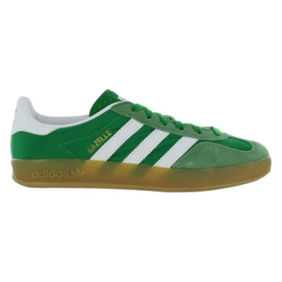 Afbeelding van Adidas Gazelle Indoor Sneaker voor heren, Groen Wit Bruin Groen, 40 2/3 EU