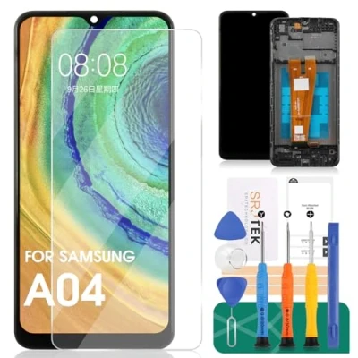 Afbeelding van voor Samsung A04 Screen Vervanging Galaxy LCD scherm Touchscreen Digitizer Vergadering Reparatie Kits met Frame SM A045F A045F/DS