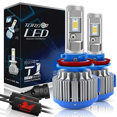 Afbeelding van WinPower H8 / H9 H11 LED koplampconversiekits met Canbus 70W 7200Lm 6000K xenon wit 2 stuks