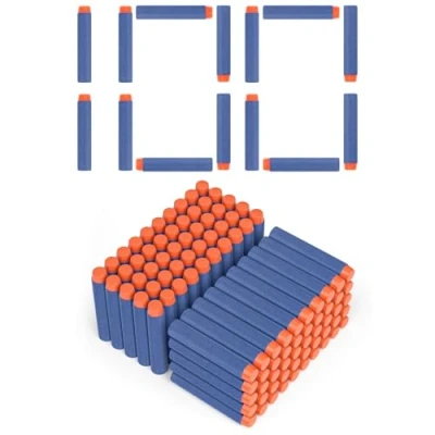 Afbeelding van ZWOOS Nerf dartpijlen voor N Strike Elite Series Blasters speelgoedpistool, 7,2 cm, 200 stuks, blauw