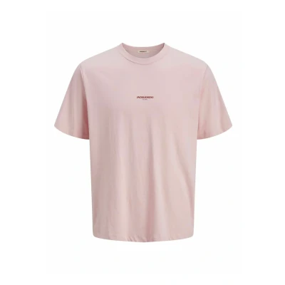 Afbeelding van Jack &amp; Jones Rundhalsausschnitt Tshirt print, Heren, Maat: Large, Tickled pink