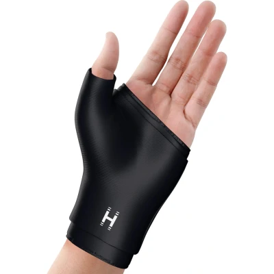 Afbeelding van HoMedics Hot and Cold Compression sleeve Voor de Pols Padel of Tennis Blessure koeling cooling Warm &amp; koud Polsblessure zwellingen Super Flexibel en Duurzaam Gaat Lang Mee