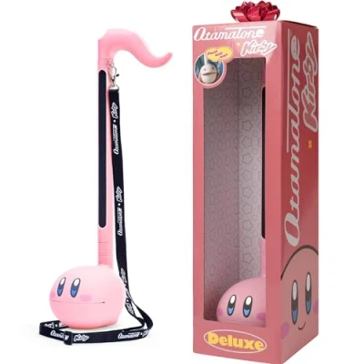 Afbeelding van Otamatone Deluxe Kirby Japans Elektronisch Muziekinstrument, Draagbare Touch Gevoelige Digitale Muziekinstrumenten Synthesizer, Leuke Kinderen Tieners Volwassenen Verjaardag Kerst Speelgoed Song Game