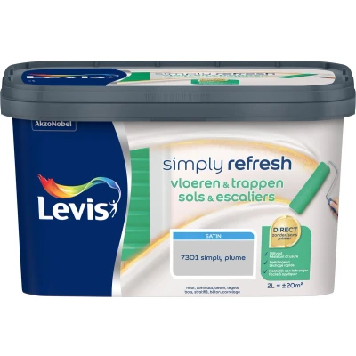 Afbeelding van Levis Simply Refresh Vloeren &amp; Trappen Satin Plume 2L