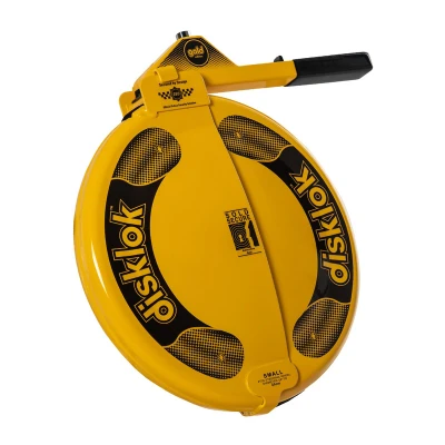 Afbeelding van Disklok Stuurwielslot &#039;Gold Edition&#039; Maat Small 35 39cm Geel SCM klasse MP 03
