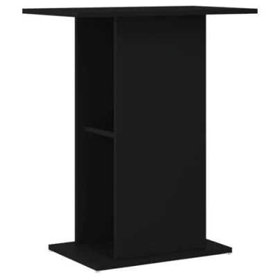 Afbeelding van vidaXL Aquariumstandaard 60,5x36x72,5 cm bewerkt hout zwart
