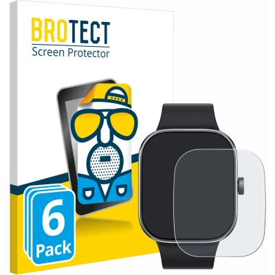 Afbeelding van BROTECT (6 Stuks) Antireflecterende Beschermfolie voor Xiaomi Redmi Watch 4 Anti Glare Screen Protector, Mat, Ontspiegelend