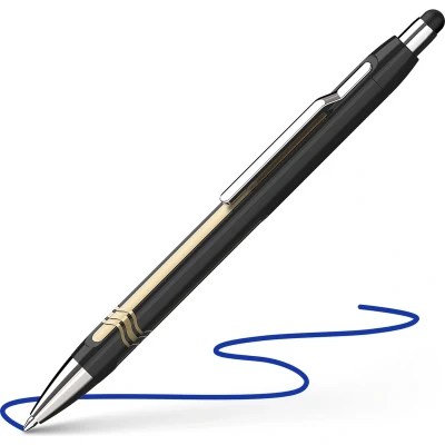 Afbeelding van Balpen Schneider stylus Epsilon Touch 0.6mm zwart/goud