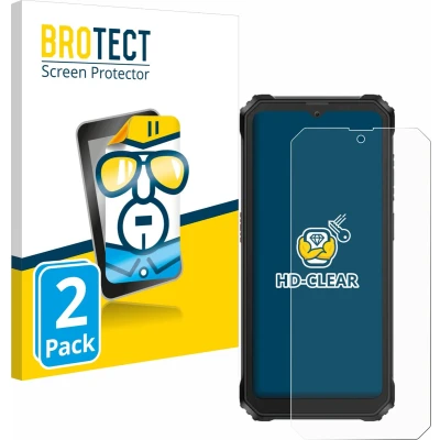 Afbeelding van BROTECT Screenprotector voor Blackview BV6200 Folie Beschermfolie transparant (2 Stuks)