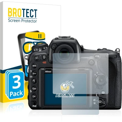 Afbeelding van BROTECT Glas Screen Protector voor Nikon D500 (3 Stuks) Schermbeschermer [9H Hardheid, Beschermglas Folie niet Gehard Glas]