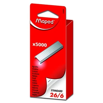 Afbeelding van Maped nietjes 26/6, gegalvaniseerd, bulkverpakking
