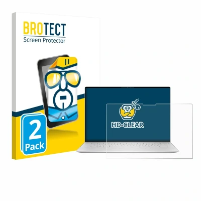 Afbeelding van BROTECT Screenprotector voor Dell XPS 13 9350 2024 Folie Beschermfolie transparant (2 Stuks)
