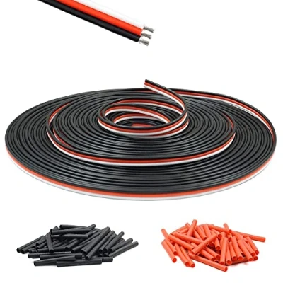 Afbeelding van Servo verlengkabeldraad, 22 AWG, 26 60 kernen, 3P lijn voor RC auto&#039;s, drones, boten, vliegtuigen, modelaccessoires (22AWG 9,1 m)