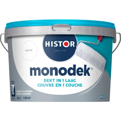 Afbeelding van Histor Monodek Muurverf 2,5 liter Wit
