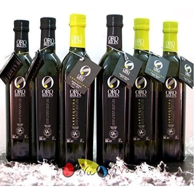 Afbeelding van 6 x Oro Bailen Reserva Familiar (3 picual + 3 arbequina) Extra virgin olijfolie 500ml