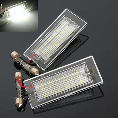 Afbeelding van NP 2X LED Nummer Kentekenplaat Licht voor B MW X5 E53 1999 2006 X3 E83 2003 2010