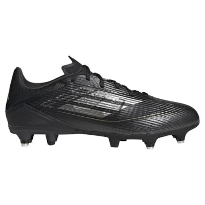 Afbeelding van adidas Performance F50 League SOFT Ground Voetbalschoenen met metalen noppen, Heren, Maat: 40 2/3, Core black/iron metallic/gold metallic