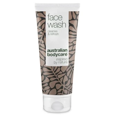Afbeelding van Australian Bodycare Face Wash 100ml Eenvoudige gezichtsreinigingszeep, perfect tegen pukkels, jeugdpuistjes &amp; meeeters gebaseerd op Tea Tree Olie Voor de verzorging van acne gevoelige huid