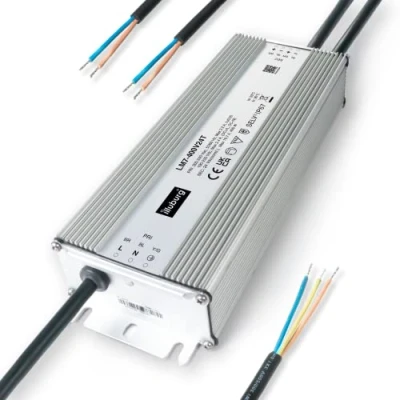 Afbeelding van illuburg LED transformator 24V 400W waterdicht IP67 flikkervrij voor Strip Lamp Voeding Driver Power Supply