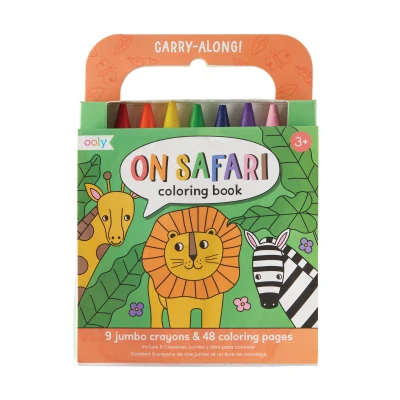 Afbeelding van Ooly meeneem kleurboek op safari