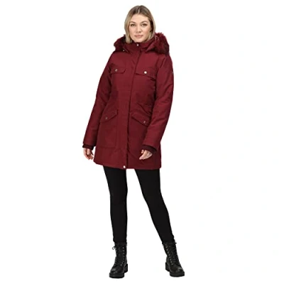 Afbeelding van De Regatta Samiyah Parka jas dames waterdicht ademend Zwart