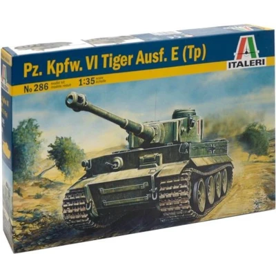 Afbeelding van Italeri Tiger I Ausf. E/H1 1:35 Montagekit Tank