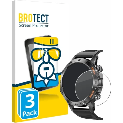 Afbeelding van BROTECT Gehard glazen schermbeschermer, Smartwatch beschermfolie, Transparant