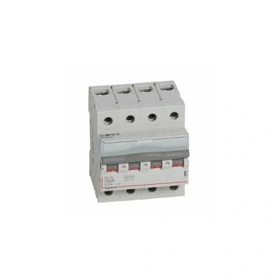 Afbeelding van Legrand lastscheider dx3 is 4p 100a 4modules 406489