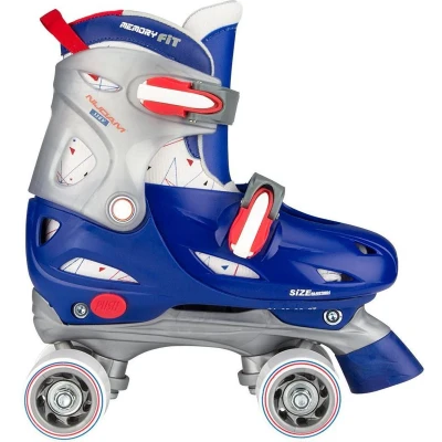 Afbeelding van Nijdam rolschaatsen junior blauw maat 27/30