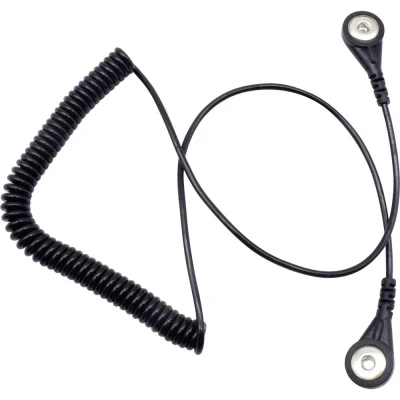 Afbeelding van Quadrios ESD aardingskabel 1.80 m Drukknop 4 mm