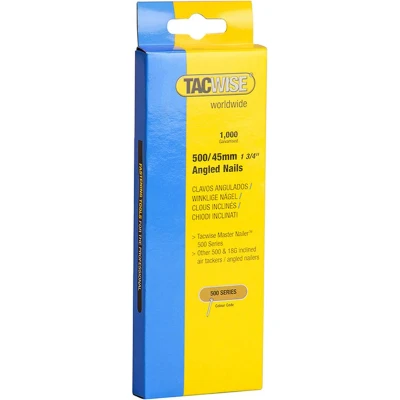 Afbeelding van Tacwise schuine Nagel Serie 500 voor tacker 45 mm Gegalvaniseerd 1.000 stuks
