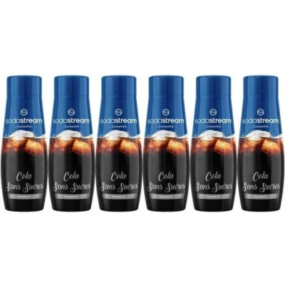 Afbeelding van Set van 6 SODASTREAM SUIKERVRIJE COLA concentraten 440 ml