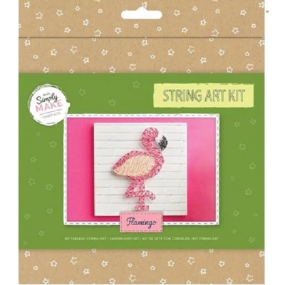 Afbeelding van Simply Make String Art Kit Flamingo (DSM 105190)
