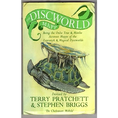 Afbeelding van the Discworld Mapp: Being Onlie True &amp; Mostlie Accurate Mappe of Fantastyk Magical Dyscworlde: Sir Terry Pratchett’s much loved Discworld, mapped for very first time