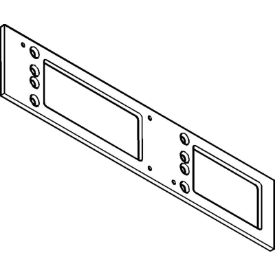 Afbeelding van Geze Montageplaat zilver tbv TS4000/TS5000