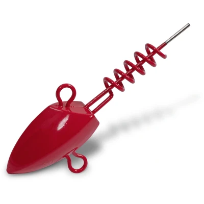 Afbeelding van Black Cat Jig Head Red Meerval Loodkop 45g (2 stuks)