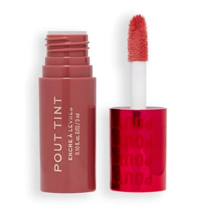 Afbeelding van Makeup Revolution POUT TINT 2in1: lip &amp; wang, Maat: 3 ml, Nude dreams