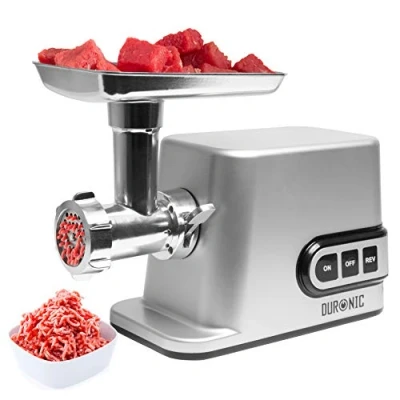 Afbeelding van Duronic MG301 Gehaktmolen 3000 watt Vleesmolen Met 7 Accessoires Maak Thuis Zelf Gehakt Worst Kibbeh Gehaktballen of Groenteburgers en andere Groente Gerechten snel makkelijk schoon