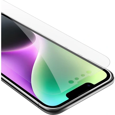 Afbeelding van Cadorabo Screenprotector geschikt voor Apple iPhone 14 PLUS in KRISTALHELDER Tempered Display Pantser Film