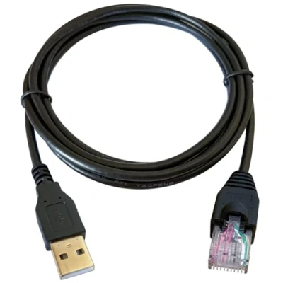 Afbeelding van DSD TECH SH RJ50A USB naar RJ50 10 pins kabel voor APC UPS apparaten gelijkwaardig aan AP9827 (1,8 m/6FT)