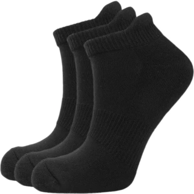Afbeelding van Bamboe 3 paar Sneaker sokken Zwart maat 35 37