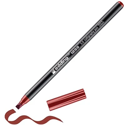 Afbeelding van edding 1255 kalligrafie pen oud rood 1ST 5,0 mm / 4 125550 046