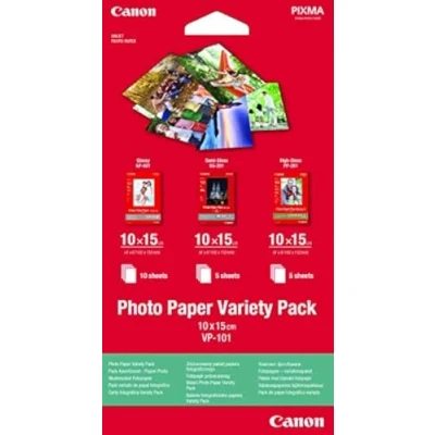 Afbeelding van Canon VP 101 Photo Paper Variety Pack A 4 u. 10x15 cm 4x5 Vel
