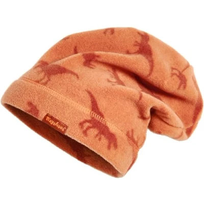 Afbeelding van Playshoes Unisex Dinos Beanie Muts oker, 49, 49 cm