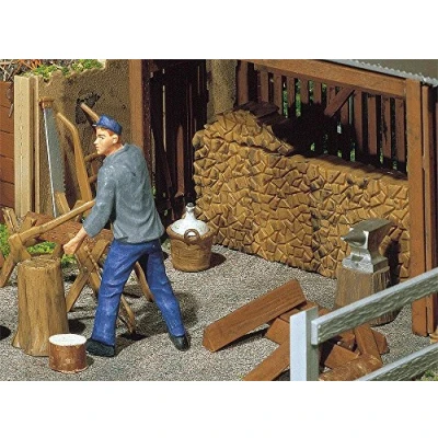 Afbeelding van Pola Houten stapel, gereedschap modelbouwsets, hobbybouwspeelgoed voor kinderen, modelverf en accessoires
