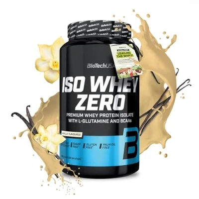 Afbeelding van Protein Poeder Iso Whey Zero 908 g BiotechUSA Vanilla 84g